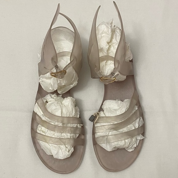 Ancient Greek Sandals Ikaria Clear Rubber Jelly Size 6.5. - Picture 4 of 7